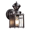 Globe Electric Globe Electric Franklin Matte Black MotionSensing LED Wall Lantern 60000001